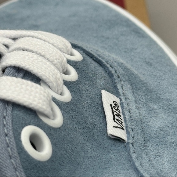 NWT Vans Authentic Low Top Sneakers in Blue Ashley Pig Suede Leather​ - Picture 14 of 16